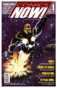 JunBobKim Nova Cover Art to Comics NOW! Magazine